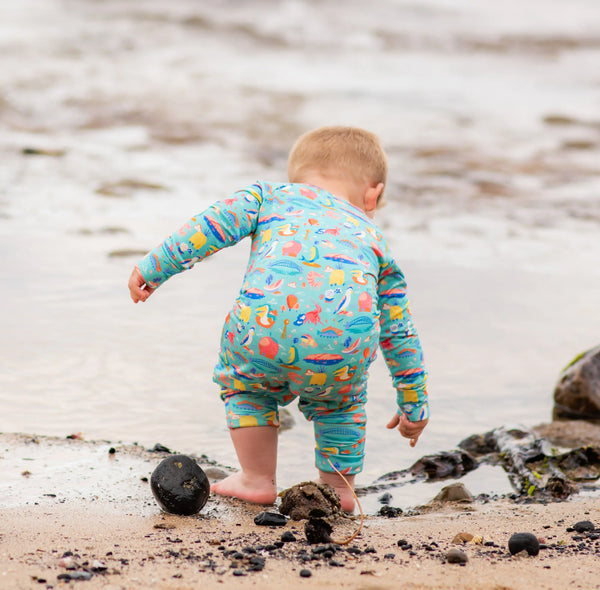 Monarch Store Bamboo Romper (Bootysuit) V3.0 LONG SLEEVED : Big Things by ELLIE WHITTAKER